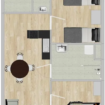 M2suites By Bestchoice - Messe - Parking - Self-check-in 3*